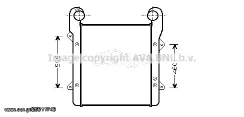 ΨΥΓΕΙΟ INTERCOOLER DAF XF 95 /BOVA FUTURA DIESEL 381Hp ΓΝΗΣΙΟ BEHR