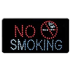 Φωτιζόμενη Διαφημιστική Πινακίδα LED “NO SMOKING”