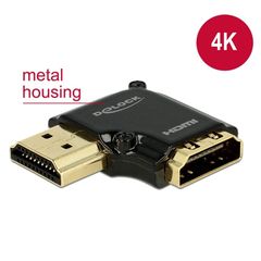 Delock Delock Adapter HDMI M/F 90° 4K Αngled Left (65660)