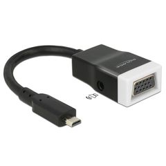Delock Delock Adapter Micro HDMI D Male > VGA Female w/Audio (65589)