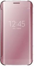 Θήκη Clear View για Xiaomi Redmi note 8 pro - ΡΟΖ (OEM)