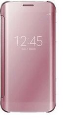 Θήκη Clear View για Xiaomi Redmi note 8 pro - ΡΟΖ (OEM)