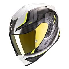 Κράνος Scorpion EXO-1400 AIR ATTUNE White/Yellow