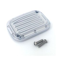 ΚΑΠΑΚΙ (ΤΑΠΑ) ΔΟΧΕΙΟΥ ΥΓΡΩΝ ΦΡΕΝΟΥ Covingtons brake master cylinder cover Dimpled chrome-14-19 Touring; 09-13 & 2019 Trikes; 06-17 V-Rod-