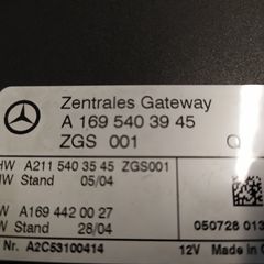 CONTROL UNIT MERCEDES W169-thumb-1