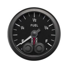 Stack Gauge, Fuel Level, Pro-Control, 52Mm, Blk, 0-280Ohm Programmable