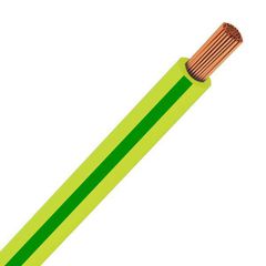 Καλώδιο ρεύματος 1x35mm² NYAF H07V-K εύκαμπτο στρόγγυλο σε πράσινο/κίτρινο χρώμα