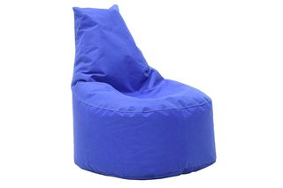 Πουφ πολυθρόνα "NORM" υφασμάτινο σε χρώμα μπλε 65x55x75