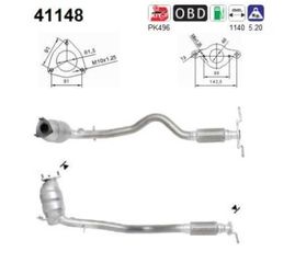 ΚΑΤΑΛΥΤΗΣ ALFA ROMEO 147 1.6cc 2001-2010 KARALOIZOS exhaust