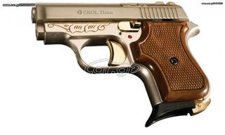 EKOL TUNA SATIN ENGRAVED 8mm Πιστόλι αντίγραφο starter pistol-ισχυρού κρότου Σηματοδοσίας