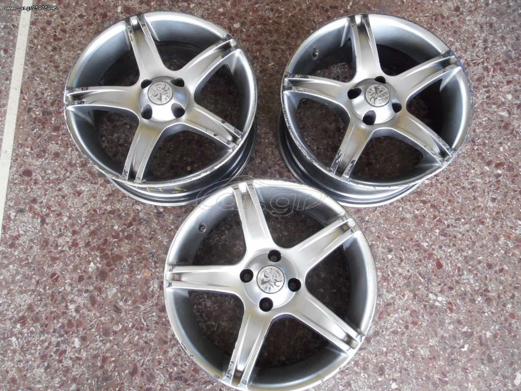 ΠΩΛΟΥΝΤΑΙ ΖΑΝΤΕΣ  7X17 ΙΝΤΖΕΣ  4x108 KAΡΕ [OFFSET ET38] MADE IN ITALY  ΤΙΜΗ ΕΥΚΑΙΡΙΑΣ