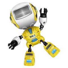 Έξυπνο robot παιχνίδι για παιδιά με αισθητήρα αφής - Κίτρινο (ΟΕΜ)