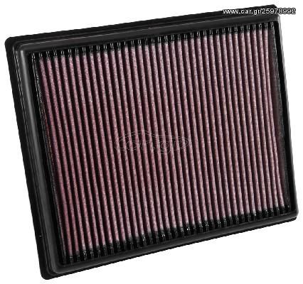 ΦΙΛΤΡΟ ΑΕΡΟΣ Κ&N ΓΙΑ AUDI A1,SEAT IBIZA IV,TOLEDO IV,SKODA RAPID, VW POLO 1.6D/1.8/2.0 07.12-