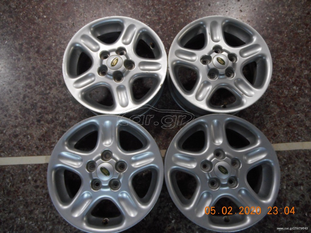 ΠΩΛΟΥΝΤΑΙ  ΖΑΝΤΕΣ ΓΝΗΣΙΕΣ ΓΙΑ LAND ROVER [5,5X15 INTZΩΝ] [OFFSET ET46] 5Χ114,3 ΕΛΑΦΡΩΣ ΜΕΤΑΧΕΙΡΙΣΜΕΝΕΣ