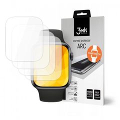 Μεμβράνη Προστασίας 3MK Curved Apple Watch 4/5/6/SE (44mm) (3τμχ)