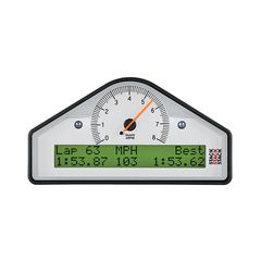 Stack Street Dash, Wht, 0-8K Rpm  (Psi, Deg. C, Mph)