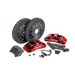 APR Brakes, 350x34mm, 6 Piston, MK7 Golf R/S3, Red with Pads