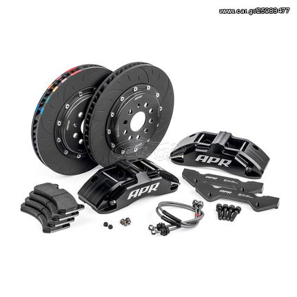 APR Brakes, 350x34mm, 6 Piston, MK7 Golf R/S3, Black with Pads