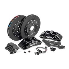 APR Brakes, 350x34mm, 6 Piston, MK7 Golf R/S3, Black with Pads