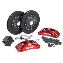 APR Brakes, 350x34mm, 6 Piston, MK6 GTI, Red, With Pads