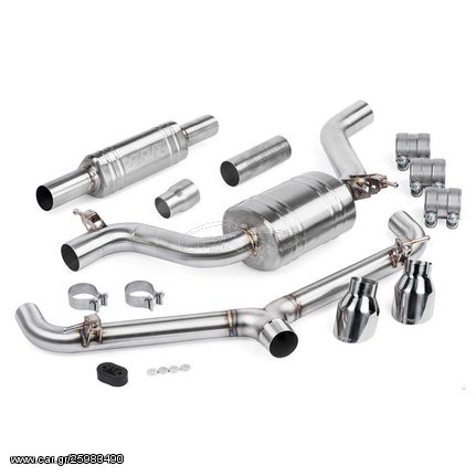 APR Exhaust - Catback System with Front Muffler - VW MK7.5 GTI