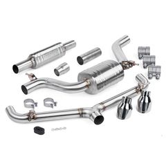 APR Exhaust - Catback System with Front Muffler - VW MK7 GTI