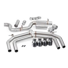 APR Catback Exhaust System w/o valves/mufflers for Audi S3 (8V)