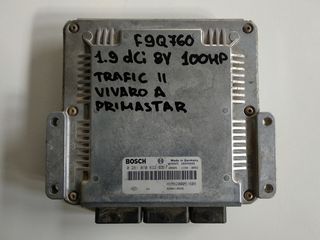 Εγκέφαλος Κινητήρα - Nissan Primastar - 1.9 dCi 8V 100HP (F9Q760) - 2001-06