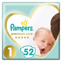 Pampers Premium Care No 1 (2-5kg) 52 Βρεφικές Πάνες