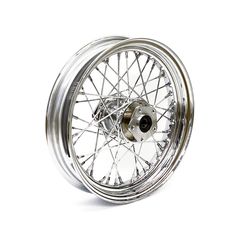ΖΑΝΤΕΣ 3.00 x 16 front wheel 40 spokes chrome-ΓΙΑ : 84-98 FLT, FLHT, FLHR, FLTR-