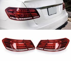 ΦΑΝΑΡΙΑ ΠΙΣΩ LED MERCEDES W212 (2013-up) Facelift Red/Clear