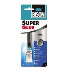 Κόλλα Bison Super Glue GEL 3gr blister κυανοακρυλική