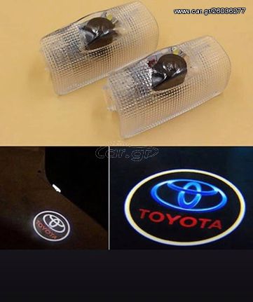 Toyota logo led projectors - Toyota προτζέκτορες με λογότυπο