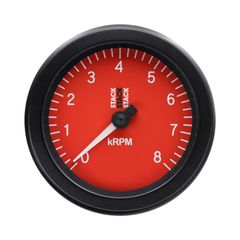 Stack Tachometer, Sport, 88Mm, Red, 0-8K Rpm