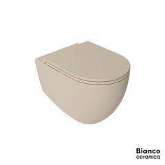 Λεκάνη Κρεμαστή LENTA/53 Rimless με κάλυμμα Soft Close MS38C, Bianco Ceramica Ivory Matt 381600C-311