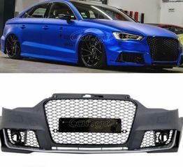 ΠΡΟΦΥΛΑΚΤΗΡΑΣ ΕΜΠΡΟΣ AUDI A3 8V (2012-2016) Sedan & Hatchback Sportback  RS3 Brilliant Black (Design) ΕΤΟΙΜΟΠΑΡΑΔΟΤΑ!