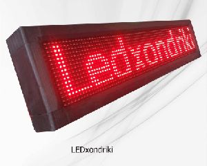 Επιγραφή Led Κόκκινη 199x40 Μονής όψης με σύνδεση usb