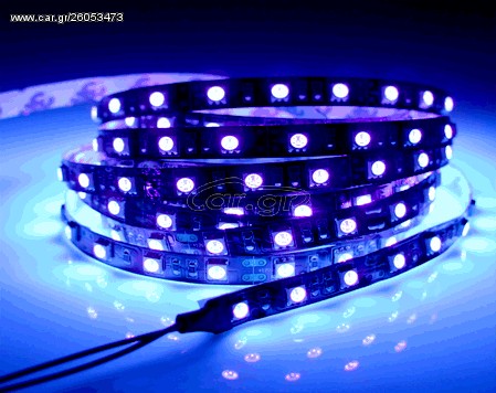 Ταινία LED BlackLight με το Μέτρο 14.4W/m 60LEDs/m DC:12V SMD5050 IP20