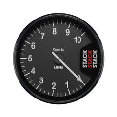 Stack Tachometer, Clubman, 80Mm, Black, 0-10K Rpm
