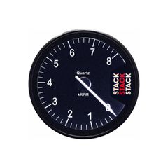 Stack Tachometer, Clubman, 80Mm, Black, 0-8K Rpm