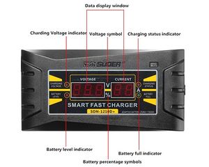 Αυτόματος Φορτιστής Μπαταριών 12V 10A SON-1210D+