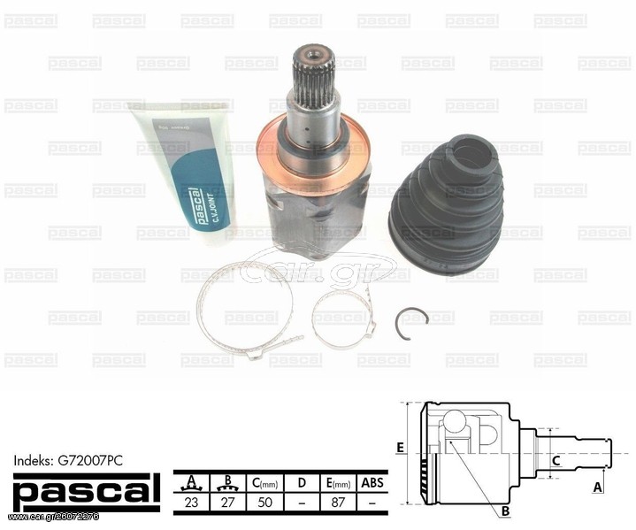 ΜΠΙΛΙΟΦΟΡΟΣ ΕΣΩΤ.LH TOYOTA RAV4 00-05 23-27-50mm