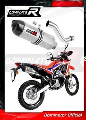 Dominator Εξάτμιση Τελικό HP1 S.Steel/Carbon End Honda CRF 250 Rally 2017 - 2020 Με Σιγαστήρα