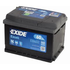 ΜΠΑΤΑΡΙΑ EXIDE EXCELL 60Ah 540AEN EB602- 12 ΜΗΝΕΣ ΓΡΑΠΤΗ ΕΓΓΥΗΣΗ-DELIVERY + ΤΟΠΟΘΕΤΗΣΗ ΣΕ ΟΛΗ ΤΗ ΘΕΣΣΑΛΟΝΙΚΗ