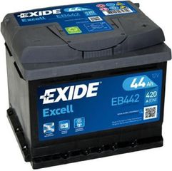 EXIDE EXCELL 44Ah 420AEN (EB442)- Δωρεάν delivery και τοποθέτηση στην Θεσσαλονίκη