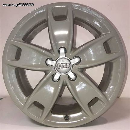 17ΑΡΑ ΖΑΝΤΑ AUDI 7.5X17 5X112 ET56 ΜΕΤΑΧΕΙΡΙΣΜΕΝΗ ΒΑΜΜΕΝΗ ΜΕ ΗΛΕΚΤΡΟΣΤΑΤΙΚΗ ΒΑΦΗ 