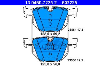 ΤΑΚΑΚΙΑ BMW 3 Ε90 ΟΠ 17.3ΜΜ - 607225