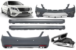BODY KIT MERCEDES Benz W222 S-Class (2013-up)  S65 AMG Design with Exhaust Muffler Tips