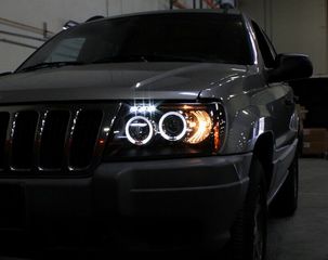 ΦΑΝΑΡΙΑ ΜΠΡΟΣΤΑ ΓΙΑ JEEP Grand Cherokee (1999-2004) Black-thumb-3