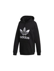 Adidas Originals Adicolor Trefoil Γυναικείο Φούτερ με Κουκούλα Μαύρο FM3307